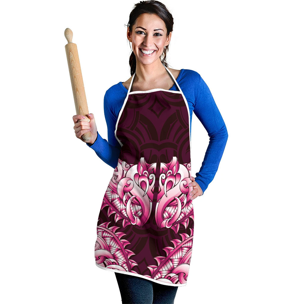 New Zealand Ta Moko Apron Aotearoa Maori Chest Tattoo Pink LT14 - Polynesian Pride