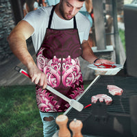 New Zealand Ta Moko Apron Aotearoa Maori Chest Tattoo Pink LT14 - Polynesian Pride