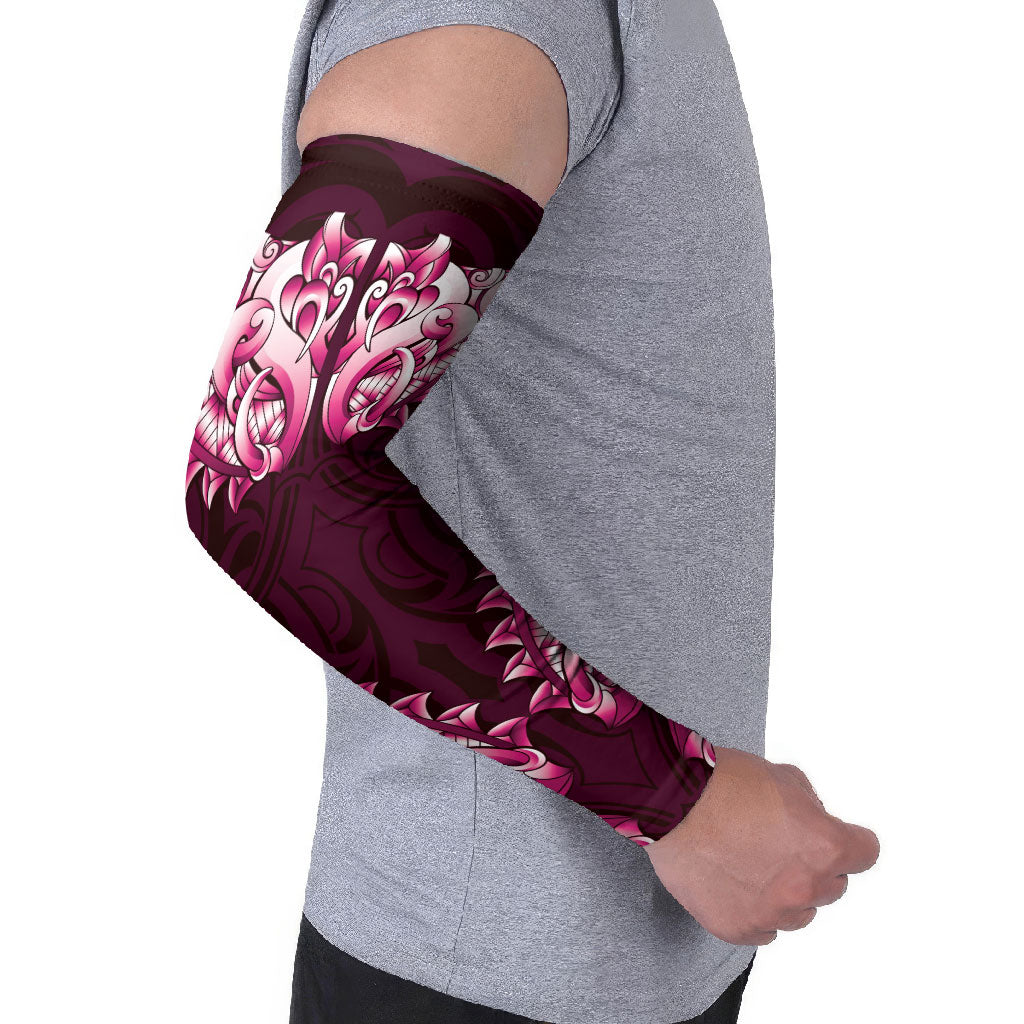 New Zealand Ta Moko Arm Sleeves Aotearoa Maori Chest Tattoo Pink LT14 - Polynesian Pride