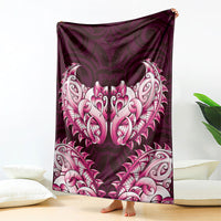 New Zealand Ta Moko Blanket Aotearoa Maori Chest Tattoo Pink LT14 - Polynesian Pride