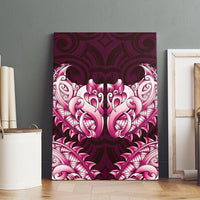 New Zealand Ta Moko Canvas Wall Art Aotearoa Maori Chest Tattoo Pink LT14 - Polynesian Pride