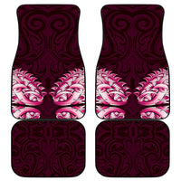 New Zealand Ta Moko Car Mats Aotearoa Maori Chest Tattoo Pink LT14 - Polynesian Pride