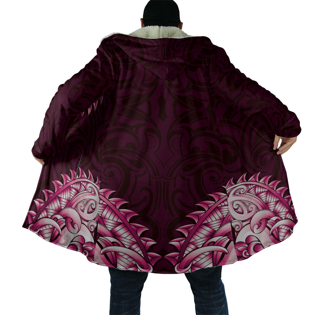 New Zealand Ta Moko Cloak Aotearoa Maori Chest Tattoo Pink LT14 - Polynesian Pride