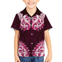 New Zealand Ta Moko Hawaiian Shirt Aotearoa Maori Chest Tattoo Pink LT14 - Polynesian Pride