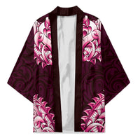New Zealand Ta Moko Kimono Aotearoa Maori Chest Tattoo Pink LT14 Unisex Pink - Polynesian Pride