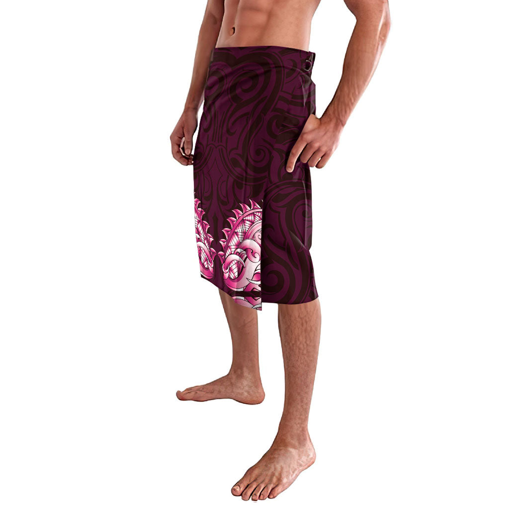 New Zealand Ta Moko Lavalava Aotearoa Maori Chest Tattoo Pink LT14 - Polynesian Pride