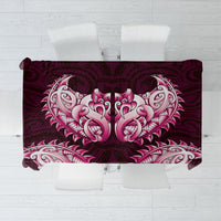 New Zealand Ta Moko Tablecloth Aotearoa Maori Chest Tattoo Pink LT14 Pink - Polynesian Pride