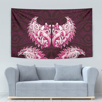 New Zealand Ta Moko Tapestry Aotearoa Maori Chest Tattoo Pink LT14 - Polynesian Pride
