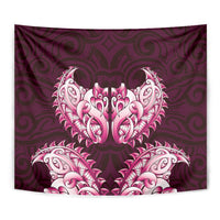 New Zealand Ta Moko Tapestry Aotearoa Maori Chest Tattoo Pink LT14 - Polynesian Pride