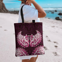 New Zealand Ta Moko Tote Bag Aotearoa Maori Chest Tattoo Pink LT14 - Polynesian Pride