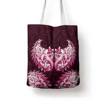 New Zealand Ta Moko Tote Bag Aotearoa Maori Chest Tattoo Pink LT14 - Polynesian Pride