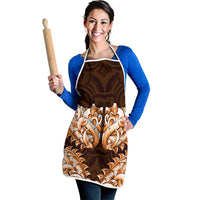 New Zealand Ta Moko Apron Aotearoa Maori Chest Tattoo Orange LT14 - Polynesian Pride