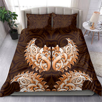 New Zealand Ta Moko Bedding Set Aotearoa Maori Chest Tattoo Orange LT14 - Polynesian Pride