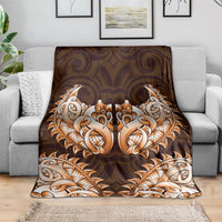 New Zealand Ta Moko Blanket Aotearoa Maori Chest Tattoo Orange LT14 - Polynesian Pride