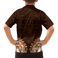 New Zealand Ta Moko Hawaiian Shirt Aotearoa Maori Chest Tattoo Orange LT14 - Polynesian Pride
