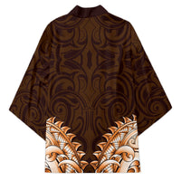 New Zealand Ta Moko Kimono Aotearoa Maori Chest Tattoo Orange LT14 - Polynesian Pride