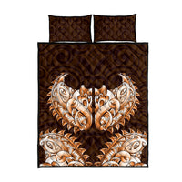 New Zealand Ta Moko Quilt Bed Set Aotearoa Maori Chest Tattoo Orange LT14 - Polynesian Pride
