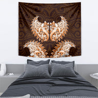 New Zealand Ta Moko Tapestry Aotearoa Maori Chest Tattoo Orange LT14 - Polynesian Pride
