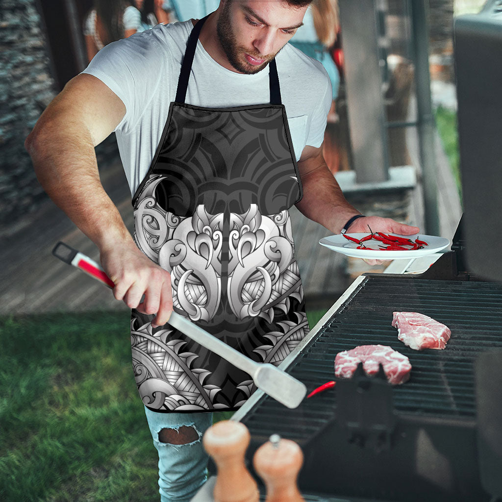 New Zealand Ta Moko Apron Aotearoa Maori Chest Tattoo Black LT14 - Polynesian Pride