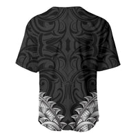 New Zealand Ta Moko Baseball Jersey Aotearoa Maori Chest Tattoo Black LT14 - Polynesian Pride