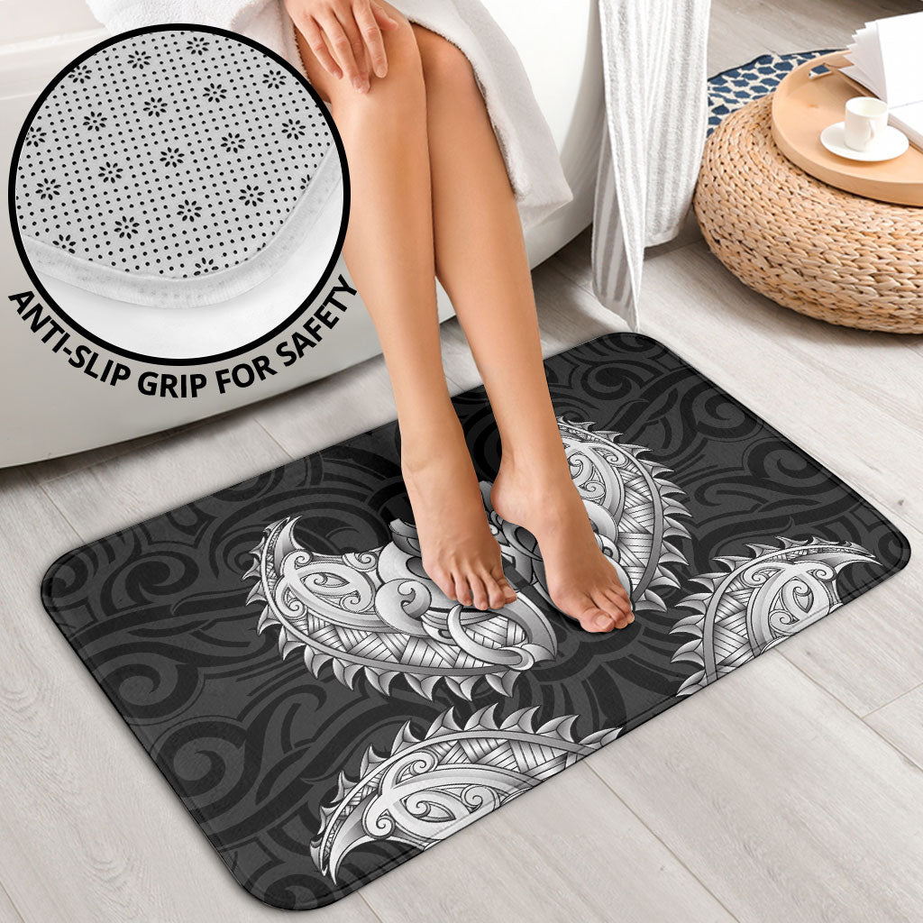 New Zealand Ta Moko Bathroom Set Aotearoa Maori Chest Tattoo Black LT14 - Polynesian Pride