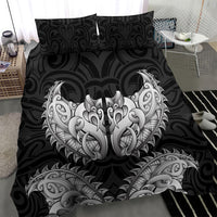 New Zealand Ta Moko Bedding Set Aotearoa Maori Chest Tattoo Black LT14 - Polynesian Pride