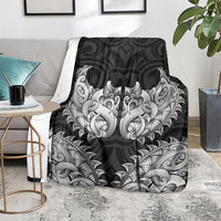 New Zealand Ta Moko Blanket Aotearoa Maori Chest Tattoo Black LT14 - Polynesian Pride