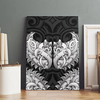 New Zealand Ta Moko Canvas Wall Art Aotearoa Maori Chest Tattoo Black LT14 - Polynesian Pride