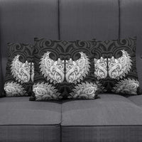 New Zealand Ta Moko Pillow Cover Aotearoa Maori Chest Tattoo Black LT14 - Polynesian Pride