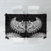 New Zealand Ta Moko Tablecloth Aotearoa Maori Chest Tattoo Black LT14 Black - Polynesian Pride