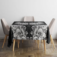 New Zealand Ta Moko Tablecloth Aotearoa Maori Chest Tattoo Black LT14 - Polynesian Pride