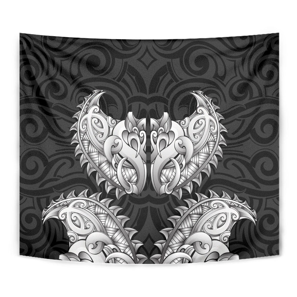 New Zealand Ta Moko Tapestry Aotearoa Maori Chest Tattoo Black LT14 - Polynesian Pride