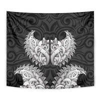 New Zealand Ta Moko Tapestry Aotearoa Maori Chest Tattoo Black LT14 - Polynesian Pride