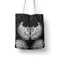 New Zealand Ta Moko Tote Bag Aotearoa Maori Chest Tattoo Black LT14 - Polynesian Pride