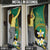 Personalised PNG Enga Provins Door Cover Papua New Guinea Plumeria Melanesian Pattern - Polynesian Pride