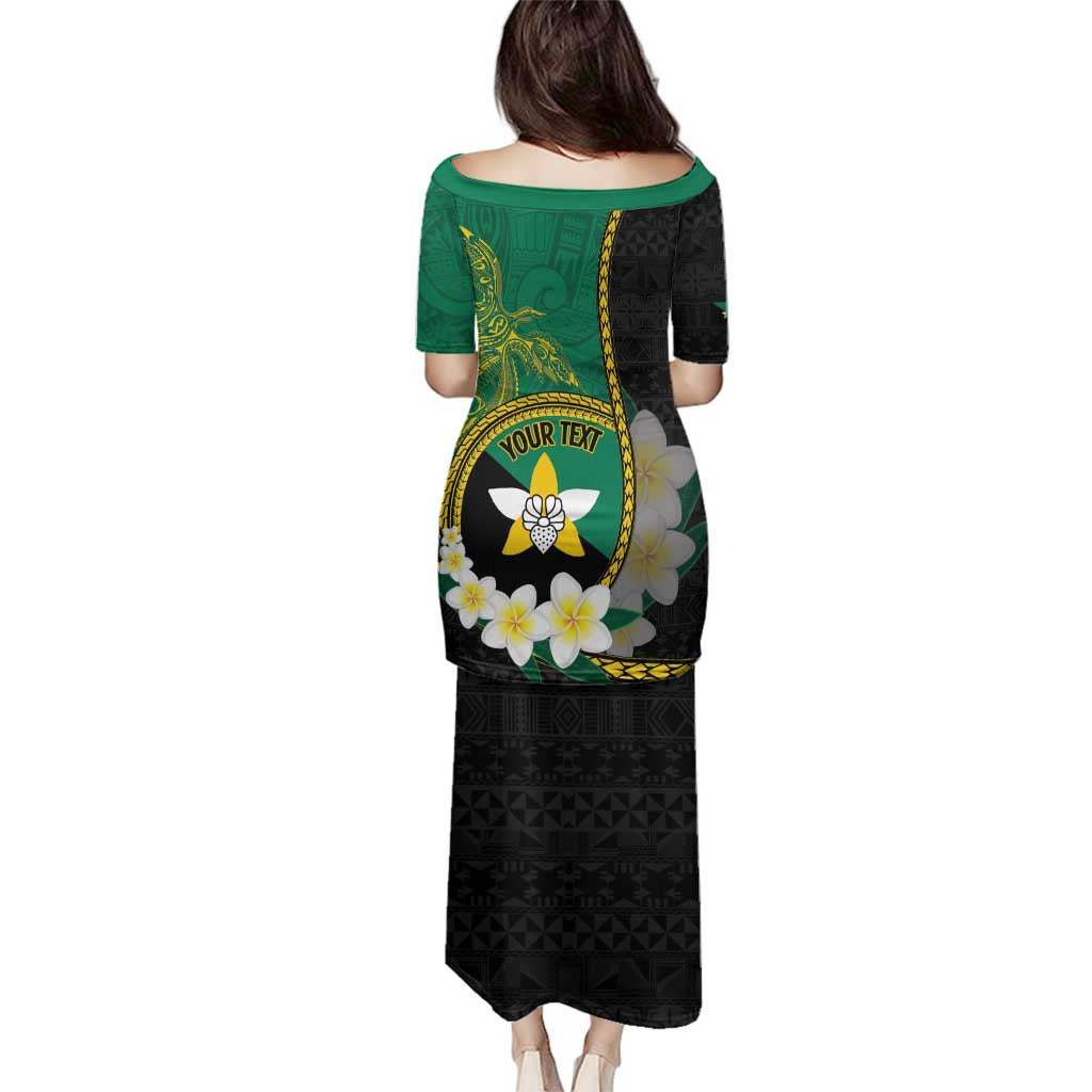 Personalised PNG Enga Provins Family Matching Puletasi and Hawaiian Shirt Papua New Guinea Plumeria Melanesian Pattern - Polynesian Pride