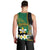 Personalised PNG Enga Provins Men Tank Top Papua New Guinea Plumeria Melanesian Pattern - Polynesian Pride