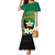 Personalised PNG Enga Provins Mermaid Dress Papua New Guinea Plumeria Melanesian Pattern - Polynesian Pride