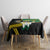 Personalised PNG Enga Provins Tablecloth Papua New Guinea Plumeria Melanesian Pattern - Polynesian Pride
