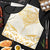 Gold White New Zealand Manta Ray Apron Aotearoa Maori Haehae - Polynesian Pride