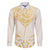 Gold White New Zealand Manta Ray Family Matching Tank Maxi Dress and Hawaiian Shirt Aotearoa Maori Haehae - Polynesian Pride