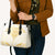 Gold White New Zealand Manta Ray Leather Bag Aotearoa Maori Haehae - Polynesian Pride