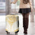 Gold White New Zealand Manta Ray Luggage Cover Aotearoa Maori Haehae - Polynesian Pride