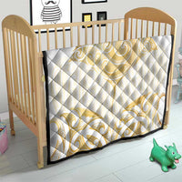 Gold White New Zealand Manta Ray Quilt Aotearoa Maori Haehae - Polynesian Pride