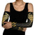 Gold Black New Zealand Manta Ray Arm Sleeves Aotearoa Maori Haehae - Polynesian Pride