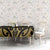 Gold Black New Zealand Manta Ray Tablecloth Aotearoa Maori Haehae - Polynesian Pride