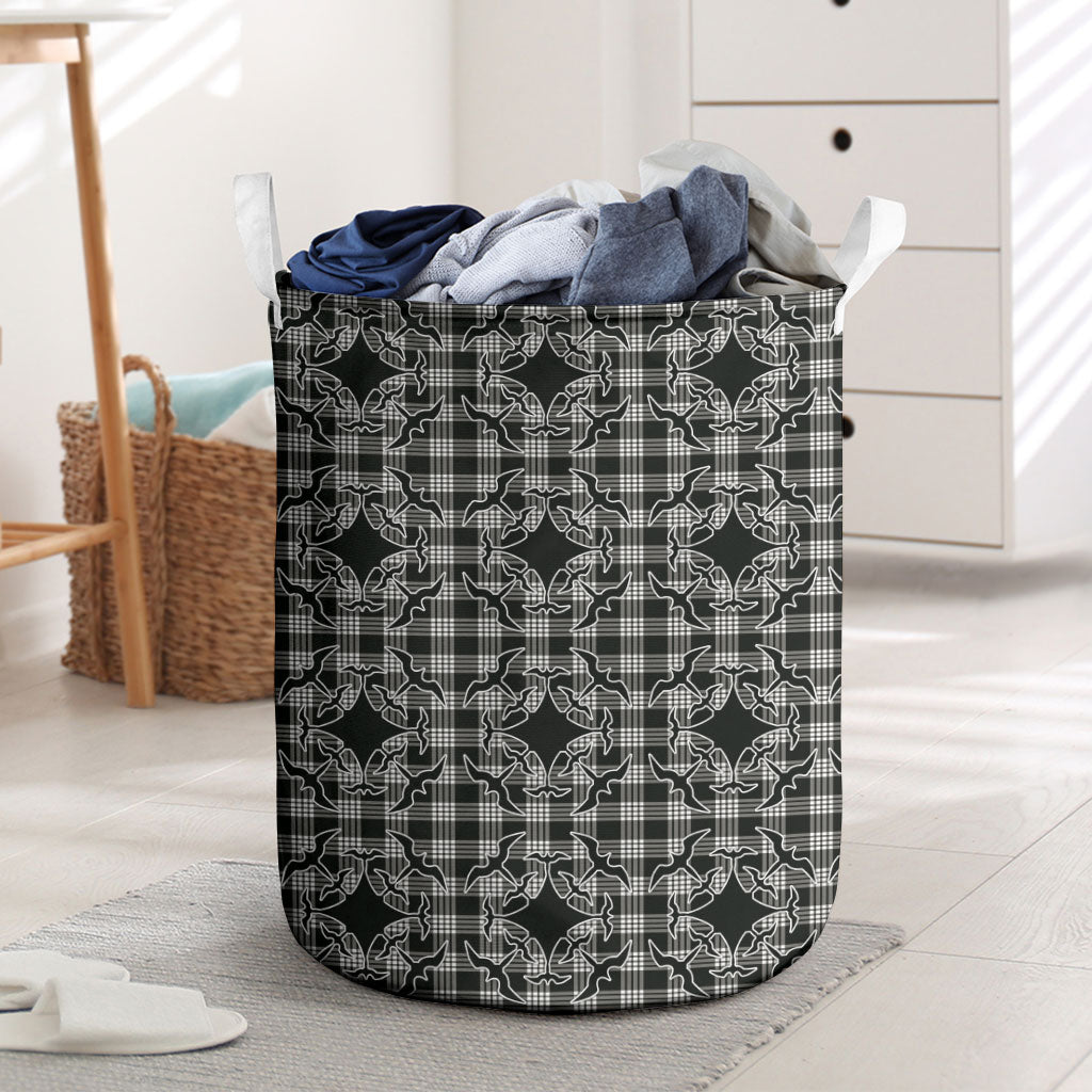 Eleele Hawaii Iwa Bird Palaka Motifs Laundry Basket