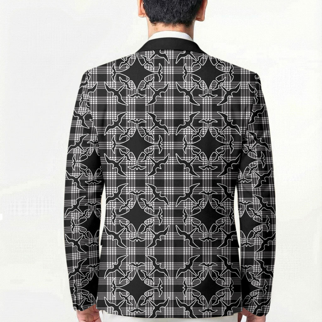 Eleele Hawaii Iwa Bird Palaka Motifs Blazer LT14 - Polynesian Pride