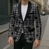 Eleele Hawaii Iwa Bird Palaka Motifs Blazer LT14 - Polynesian Pride