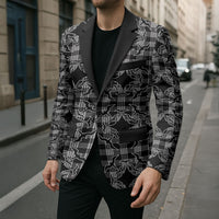 Eleele Hawaii Iwa Bird Palaka Motifs Blazer LT14 - Polynesian Pride